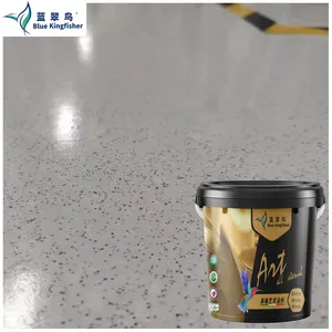 Chinese Blue Kingfisher Epoxy Floor Paint Factory， Wear-resistant and Anti-rolling thumbnail-5