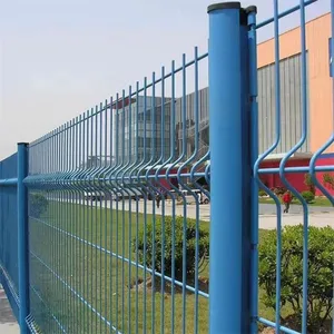 Factory Supply 3D Bend Galvanized Steel Metal Welded Wire Mesh Panel Fence/3D Curved Fence thumbnail-2