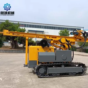Crawler-type Solar Photovoltaic Pile Drilling Machine, Spiral Ground Pile Drilling Machine, Used for the Construction of Solar Power Stations thumbnail-4