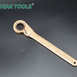 Beryllium Copper Non-Sparking Self-Locking Wrench 200mm Length, Ratcheting Wrench thumbnail-3