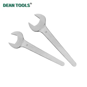 304 Stainless Steel Non-Magnetic Single Open End Wrench With Mirror Polish, 17-32mm Opening thumbnail-1