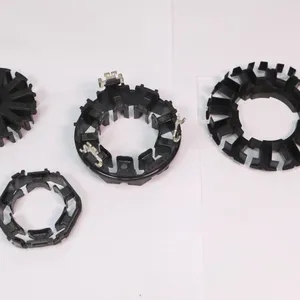 PPS+GF40 Motor Insulation Bobbin Mold With 1*2 Cavity ot to Cold Runner Edge Gate Glossy Surface thumbnail-3