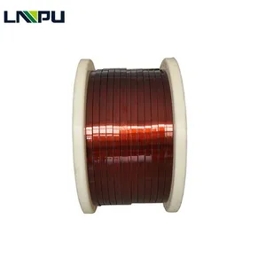 Enameled Magnet Insulated Copper Wire Prices List Rectangular Enamelled Copper Winding of Wire Electric Motor thumbnail-5