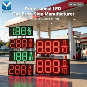 8 10 12 16 18 24 36 48 pulgadas 8888 8.889/10 Pantalla de Precios de Gasolina y Aceite para Gasolinera Letreros de Precios