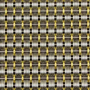 Architectural Woven Metal Mesh for Elevator Cab Partition Decorations thumbnail-3