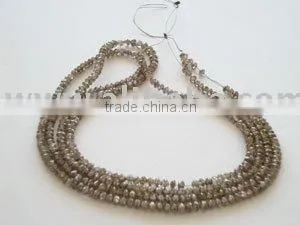 Brown Diamond Faceted Roundelle thumbnail-1