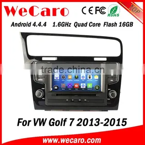 Wecaro 7" WC-7003 Android 4.4.4 Car Multimedia System in Dash Car Stereo Dvd for vw Golf 7 Radio Gps 1.6 Ghz Cpu 2013 2014 2015 thumbnail-1