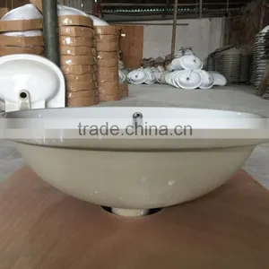 Ceramic Round Circular Under Counter Wash Basin Price thumbnail-3