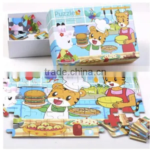 Top Garde Custom Printing Wooden Jigsaw Puzzle Games for Kids thumbnail-1