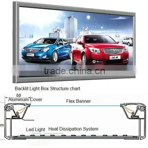 Fabric Snap Frame Aluminum Light Box With Click System thumbnail-1