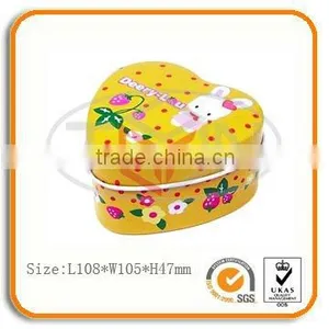Candy Tin Box-(heart Shape) thumbnail-1