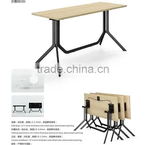 New Design Black Color Folding Frame Table Use for Training Room thumbnail-1