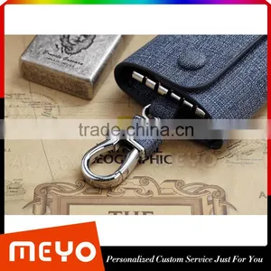 Creative Canvas Leather Key Organizer Wallet for Business Supplier's Choice thumbnail-4