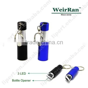(1500029) High Quality Bottle Oener Portable Mini LED Flashlight Keychain thumbnail-1