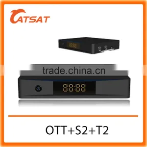 Full HD DVB-S2 DVBT2 Set Top Box Combo Android Box Quad Core 1G 8G thumbnail-1