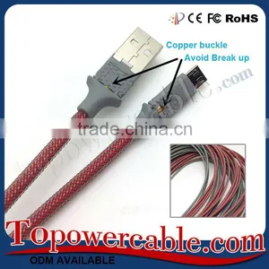 Manufacturing High Speed Braided USB 2.0 Micro B Data Connection Cables thumbnail-3