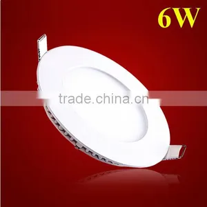 Ultra-thin LED Panel Light 6w 540LM Round Mini Dimmable LED Ceiling Lights 100mm Hole Size thumbnail-1