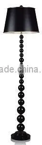Black Crystal Ball Floor Lamp thumbnail-1