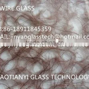 Beijing New Product 2015 Excellent Safe Wire Reinforced Glass thumbnail-1