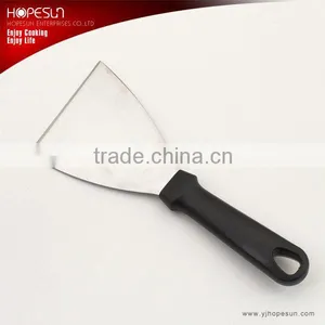New Design Stainless Steel BBQ Spatula Pizza Cutter Spatula With Plastic Handle thumbnail-2