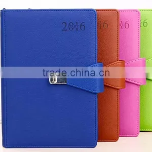 Top Grade Unique Design Leather 2 Year Planner 2016/2017 With Card Slots thumbnail-2