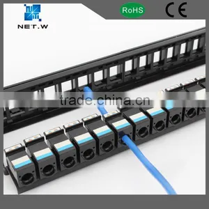 Loaded 24Port Cat6 Rj45 Module Patch Panel thumbnail-5