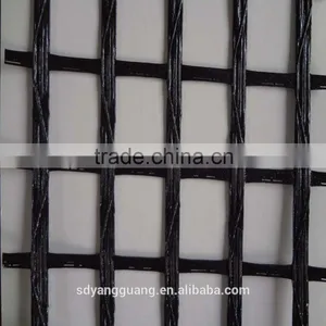 Oil-soluble PVC High Strength Uniaxial Warp-knitting Polyester Geogrid thumbnail-4