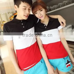 Low Price Cotton Striped Wholesale Polo Shirt for Couple Polo Shirt Import thumbnail-3