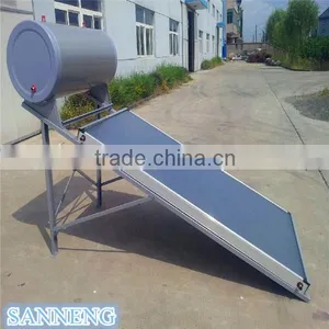 2016 China Flat Panel Solar Hot Water Heater With Blue Chorme Collector Quality Choice thumbnail-2