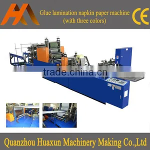 Flexo Printing Napkin Paper Lamination Interfold Serviette Tissue Convert Machine thumbnail-1