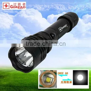 Goread C6 Big Head Aluminum High Bright Rechargeable 18650 Q5 Flashlight Search Products thumbnail-1