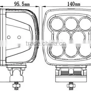 7inch 80w 6000k Ip67 Offroad Led Work Light thumbnail-6