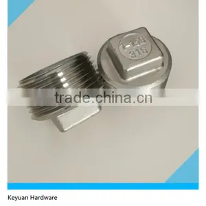 ANSI 316 Screwed Plug Fitting BSP Male Taper Thread Cast Technic thumbnail-1