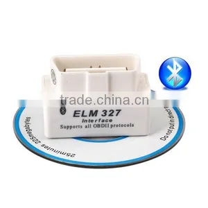 Super Mini Bluetooth V1.5 OBDII Adapter Auto Scanner Free Obd2 Software Elm327 thumbnail-3