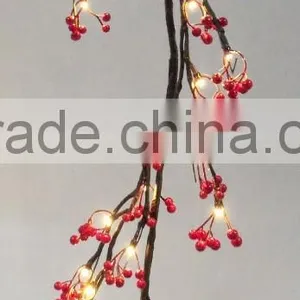 Red Berry Christmas Led Lights thumbnail-1