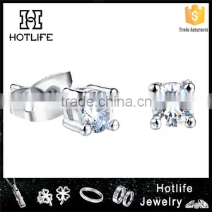 Fashion Design for Women Zircon cz Claw Setting Earring thumbnail-1