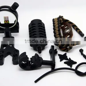 UPGRADE KIT COMPOUND BOW-STABILIZER OPTIC SIGHT ARROW REST Peep String 6 in 1set thumbnail-1