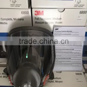 3M 6800 Reusable Full Face Mask Silicone Medium Respirators Mask thumbnail-3