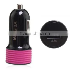 Factory Supply Fastest Car Charger 2.4a Silicon Car Charger for Mobile thumbnail-3