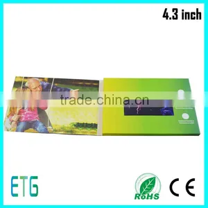 Hardcover Invitation Card Lcd With 2GB Memory thumbnail-4