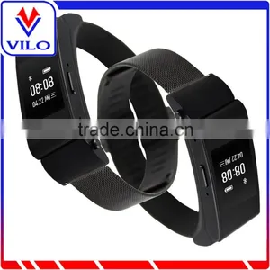 Stainless Steel Replacement Watch Band Strap Fixing For Huawei B2 Talkband Gold Black thumbnail-2