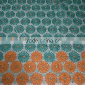 Nigerian Wedding Cotton Lace Africa Watersoluble Lace Africa Dry Lace Fabris thumbnail-2