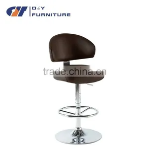 Beige Synthetic Leather Metal Steel Bar Chair thumbnail-4
