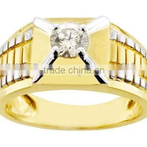 Gold Solitaire Rings / Solitaire Ring / Gold Rings thumbnail-1