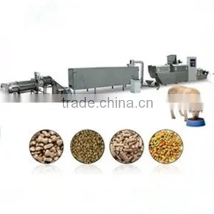 Dry Pet Food Pellet Making Machinery, Pet Food Extruder, Dry Pet Dog Food Making Machine thumbnail-1