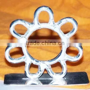 Metal Napkin Ring, Metal Napkin Ring, Brass Napkin Ring thumbnail-1