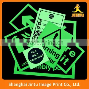 Custom Vinyl Luminous Sticker Die Cut Glow in Dark Decal Quality Choice thumbnail-5