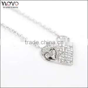 2016 Fashion Jewlery Necklace Designs Silver Plated Pendant thumbnail-1