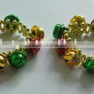 JINGLE BELL BEAD BRACELET Metal Holiday Jewelry Fashion Christmas thumbnail-3