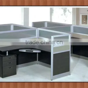 Modern Design Four Seat Office Workstation HE-813 thumbnail-1